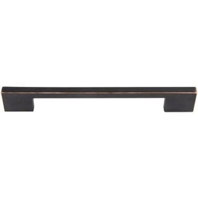 Top Knobs Thin Square Series 7-9/16" (192 mm) Center to Center Venetian Bronze Pull, - A826-VB
