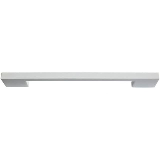 Top Knobs Thin Square Series 7-9/16" (192 mm) Center to Center High White Gloss Pull, - A826-WG