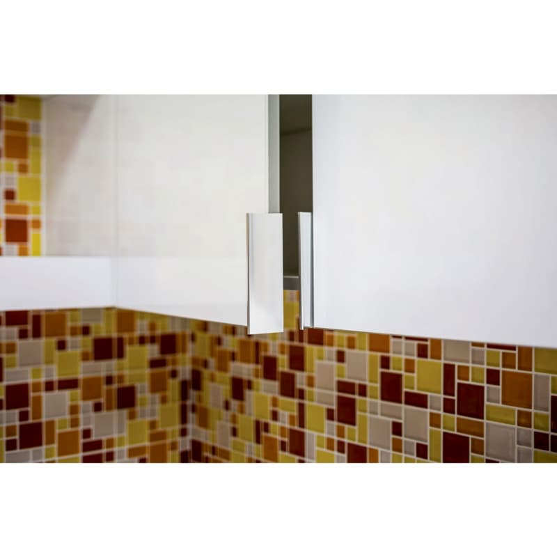 Top Knobs Edge Pulls Series 4-5/16" (109 mm) Center to Center Polished Chrome Pull, - A832-CH