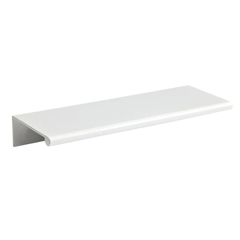 Top Knobs Edge Pulls 4-5/16" (109 mm) Center to Center High White Gloss Pull, A832-WG