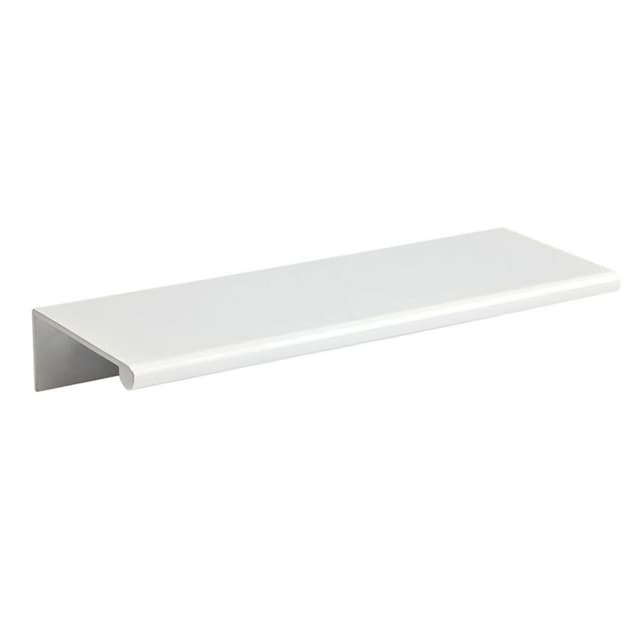 Top Knobs Edge Pulls Series 4-5/16" (109 mm) Center to Center High White Gloss Pull, - A832-WG