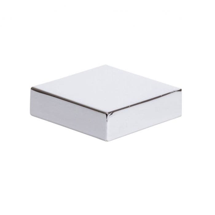 Top Knobs Thin Square 1-1/4" (32 mm) L x 3/8" (10 mm) W Polished Chrome Knob, A833-CH