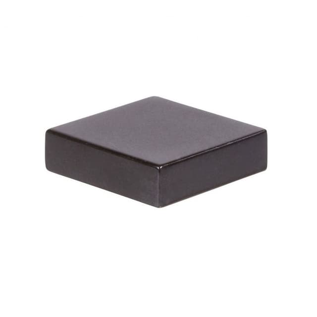 Top Knobs Thin Square Series 1-1/4 in (32 mm) L x 3/8 in (10 mm) W Modern Bronze Knob, - A833-MB