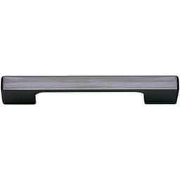 Top Knobs Thin Square Series 3-3/4" (95 mm) Center to Center Matte Black Pull, - A836-BL