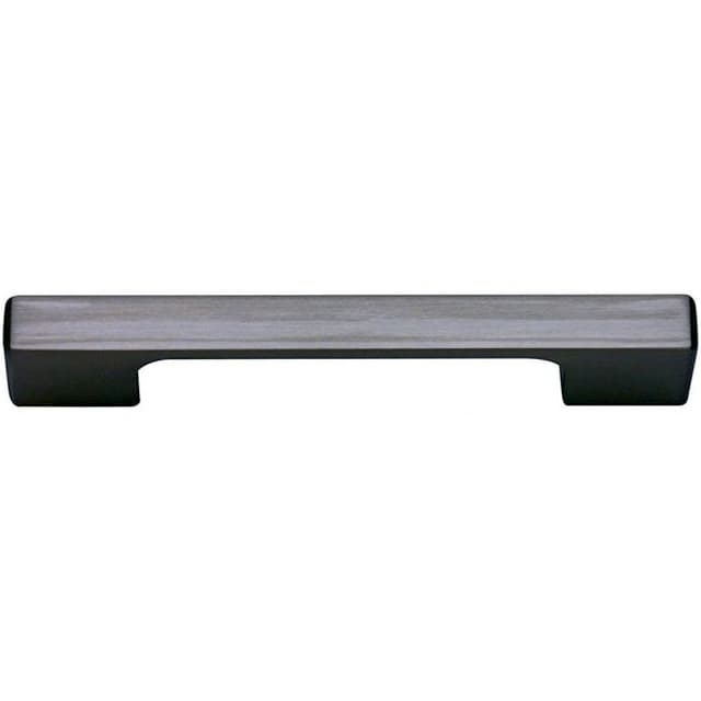 Top Knobs Thin Square Series 3-3/4" (95 mm) Center to Center Matte Black Pull, - A836-BL
