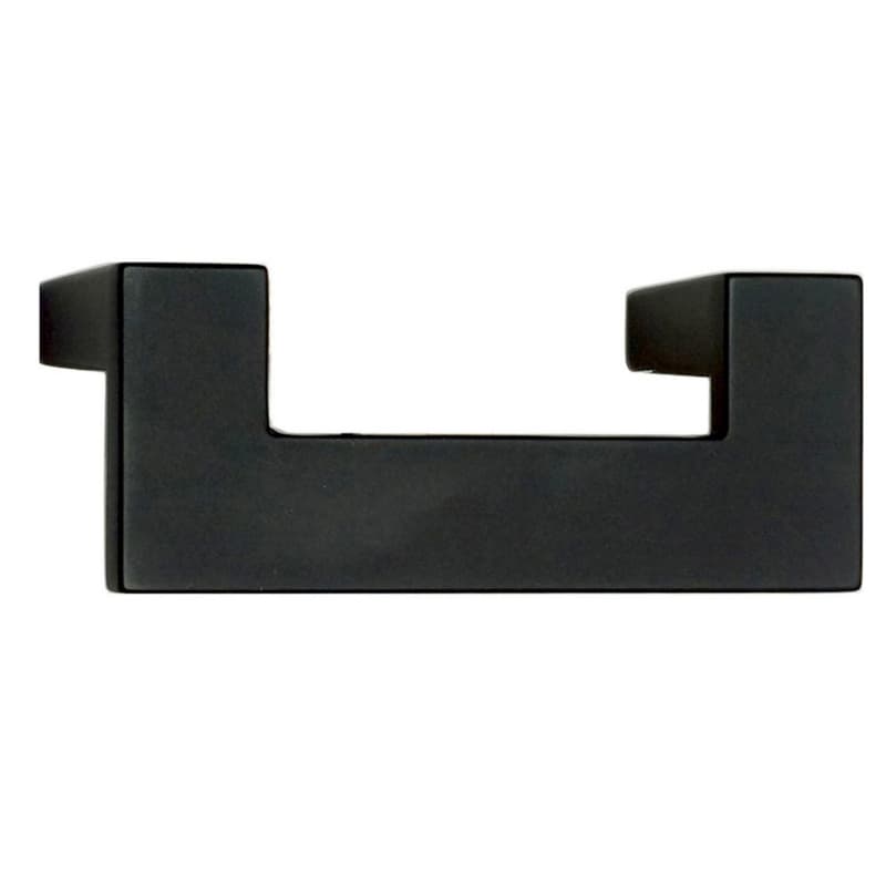 Top Knobs U Turn Series 2-1/2" (64 mm) Center to Center Matte Black Pull, - A846-BL