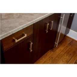 Top Knobs U Turn Series 5-1/16" (128 mm) Center to Center Champagne Pull, - A847-CM