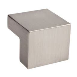 Top Knobs Successi Series 1 in (25 mm) L x 1 in (25 mm) W Brushed Nickel Knob, - A865-BN