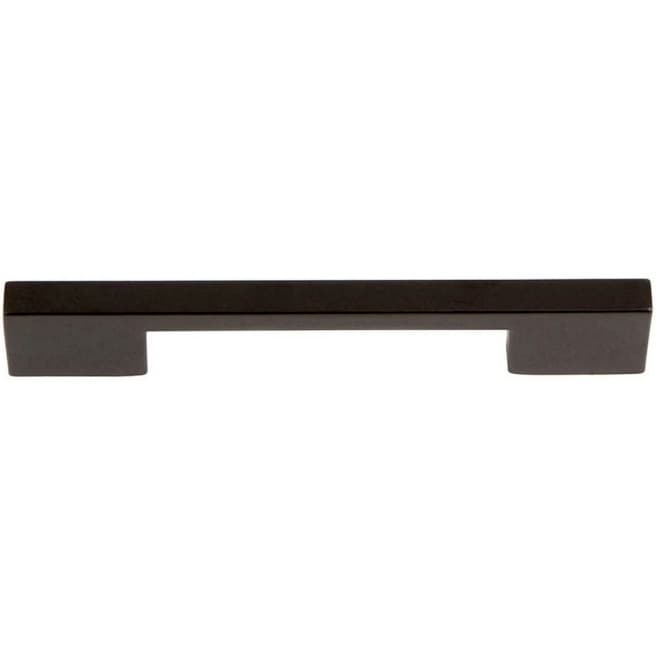 Top Knobs Thin Square Series 5-1/16" (128 mm) Center to Center Matte Black Pull, - A867-BL