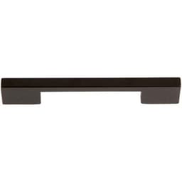 Top Knobs Thin Square Series 5-1/16" (128 mm) Center to Center Matte Black Pull, - A867-BL
