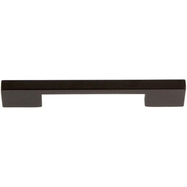 Top Knobs Thin Square Series 5-1/16" (128 mm) Center to Center Matte Black Pull, - A867-BL