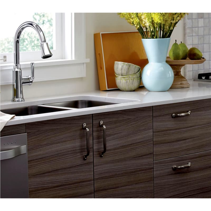 Top Knobs Ergo 3-3/4" (95 mm) Center to Center Slate Pull, A868-SL