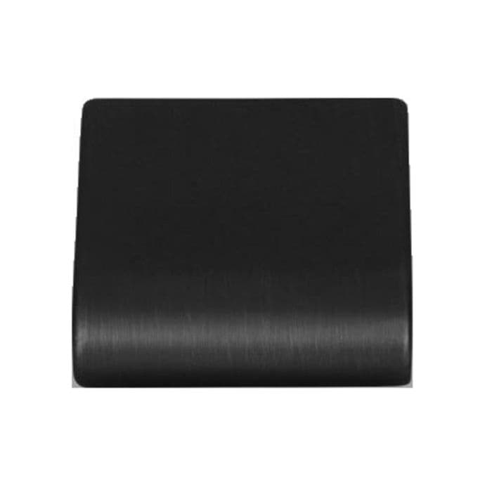 Top Knobs Round Rail 1-1/8" (29 mm) Diameter Matte BlackKnob, A877-BL