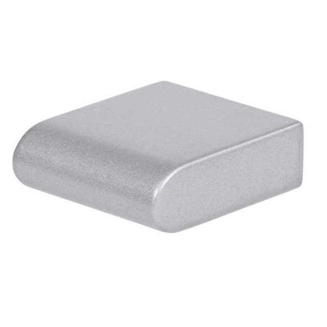 Top Knobs Round Rail Series 1-1/8 in (28.5 mm) L x 1/2 in (12.5 mm) W Matte Chrome Knob, - A877-MC