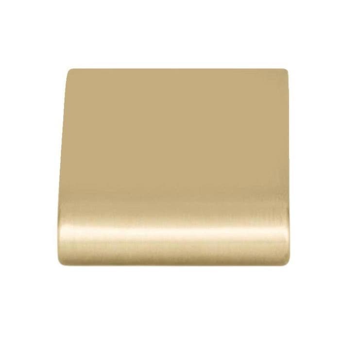 Top Knobs Round Rail 1-1/8" (29 mm) Diameter Warm BrassKnob, A877-WB