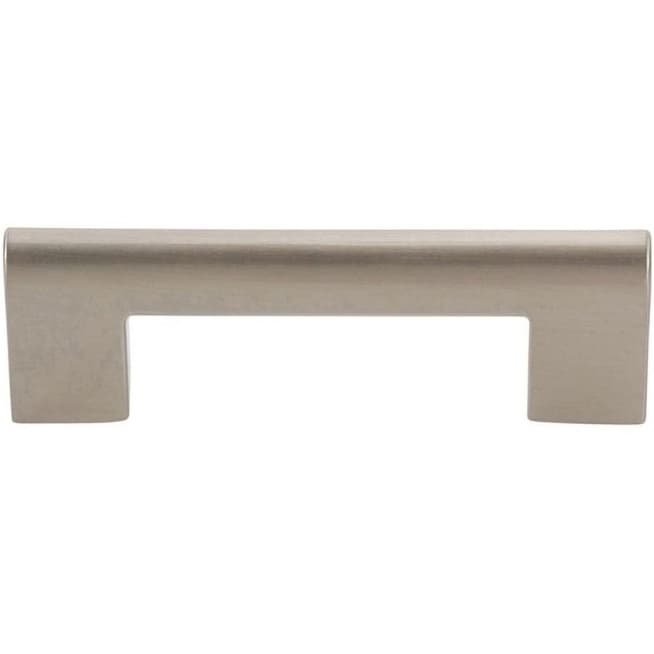 Top Knobs Round Rail Series 3" (76 mm) Center to Center Brushed Nickel Pull, - A878-BN