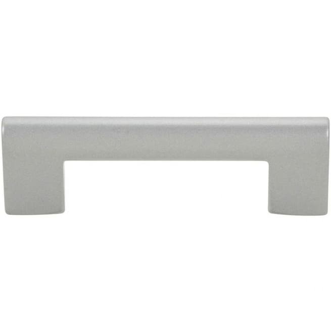 Top Knobs Round Rail 3" (76 mm) Center to Center Matte Chrome Pull, A878-MC