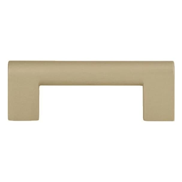 Top Knobs Round Rail 3" (76 mm) Center to Center Warm Brass Pull, A878-WB