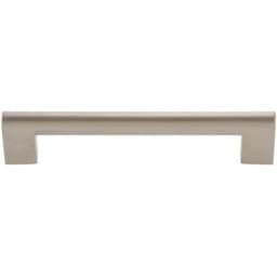 Top Knobs Round Rail Series 5-1/16" (128 mm) Center to Center Brushed Nickel Pull, - A879-BN