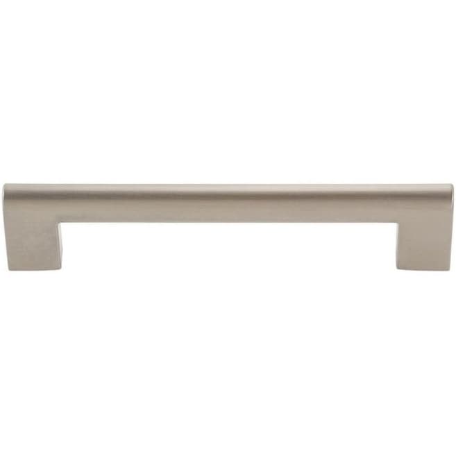 Top Knobs Round Rail 5-1/16" (128 mm) Center to Center Brushed Nickel Pull, A879-BN
