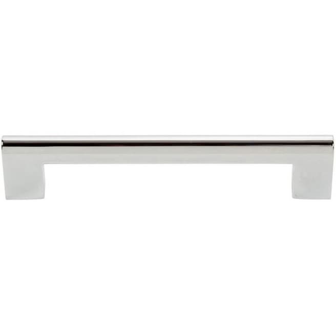 Top Knobs Round Rail Series 5-1/16" (128 mm) Center to Center Polished Chrome Pull, - A879-CH