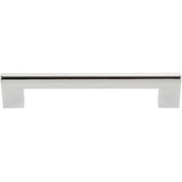 Top Knobs Round Rail Series 5-1/16" (128 mm) Center to Center Polished Chrome Pull, - A879-CH