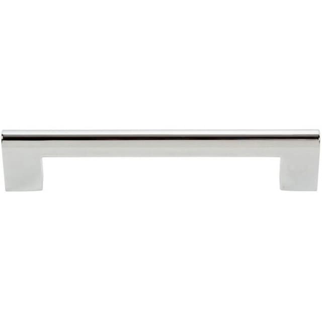 Top Knobs Round Rail Series 5-1/16" (128 mm) Center to Center Polished Chrome Pull, - A879-CH