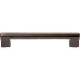 Top Knobs Round Rail Series 5-1/16" (128 mm) Center to Center Slate Pull, - A879-SL