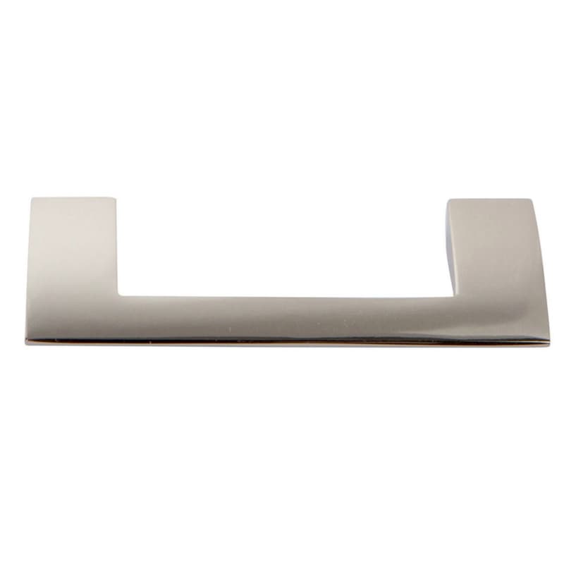 Angled Drop Pull 3" Center to Center Polished Nickel Atlas Homewares