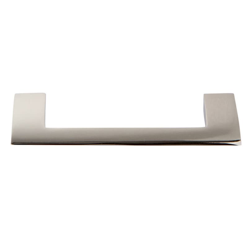 Top Knobs Angled Drop 3-3/4" (96 mm) Center to Center Polished Nickel Pull, A905-PN