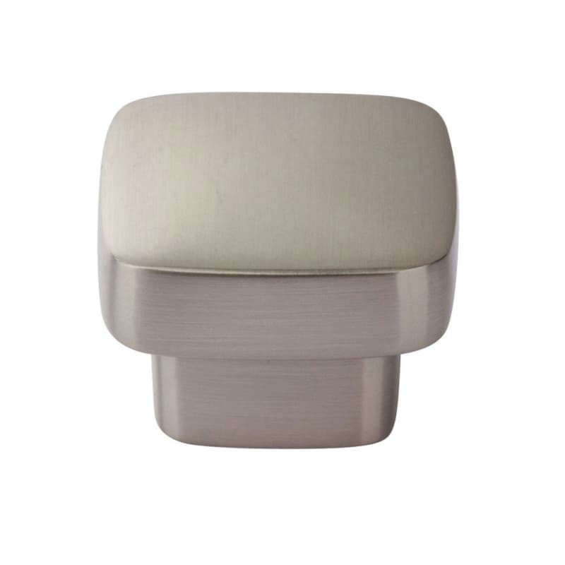 Top Knobs Chunky Knobs 1-3/8" (35 mm) L x 1-3/8" (35 mm) W Brushed Nickel Knob, A909-BN