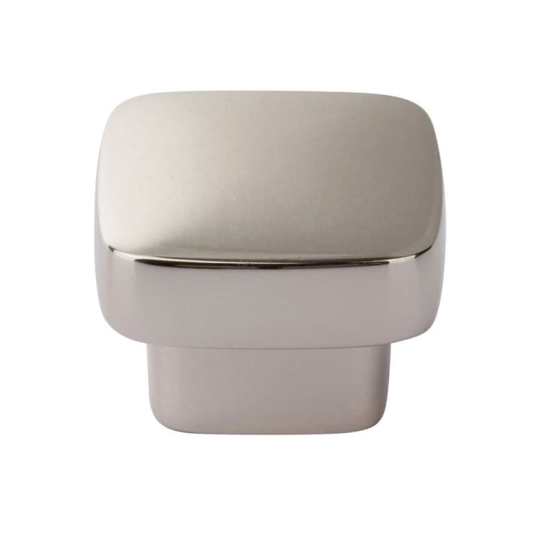Top Knobs Chunky Knobs 1-3/8" (35 mm) L x 1-3/8" (35 mm) W Polished Nickel Knob, A909-PN