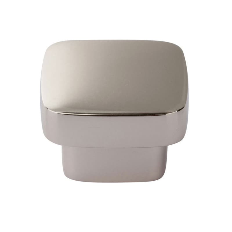 Top Knobs Chunky Knobs 1-3/4" (44 mm) L x 1-3/4" (44 mm) W Polished Nickel Knob, A910-PN