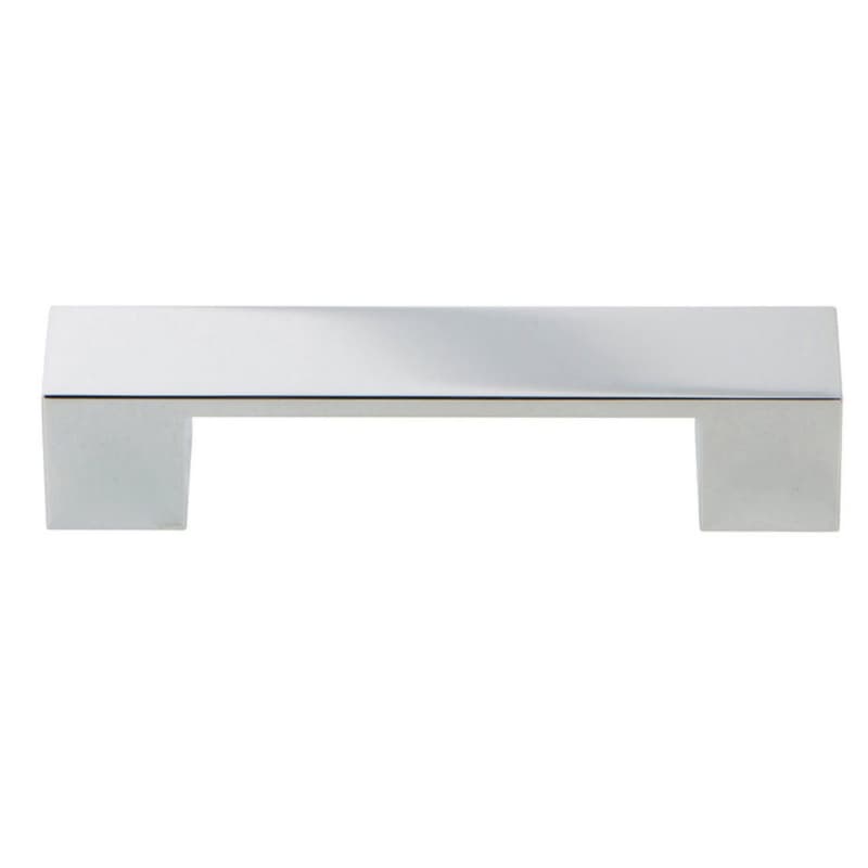 Top Knobs Wide Square 3-3/4" (95 mm) Center to Center Polished Chrome Pull, A918-CH