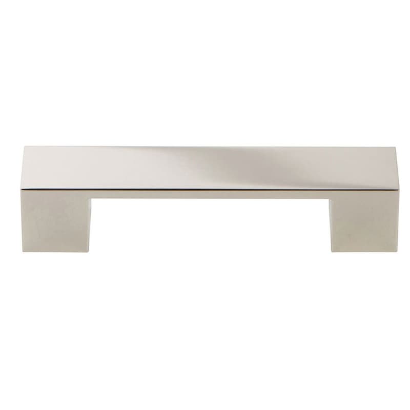 Top Knobs Wide Square 3-3/4" (95 mm) Center to Center Polished Nickel Pull, A918-PN