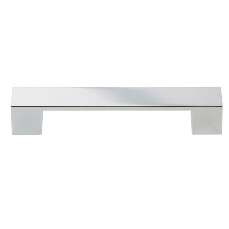 Top Knobs Wide Square Series 5-1/16" (128 mm) Center to Center Polished Chrome Pull, - A919-CH