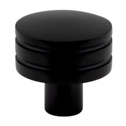 Top Knobs Griffith Series 1-1/4" (32 mm) Diameter Matte BlackKnob, - A950-BL