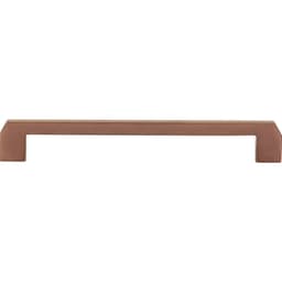 Top Knobs Indio Series 7-9/16" (192 mm) Center to Center Matte Rose Gold Pull, - A963-MRG