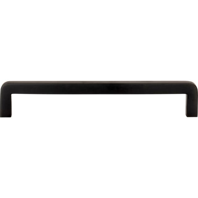 Top Knobs Tustin Series 7-9/16" (192 mm) Center to Center Matte Black Pull, - A973-BL