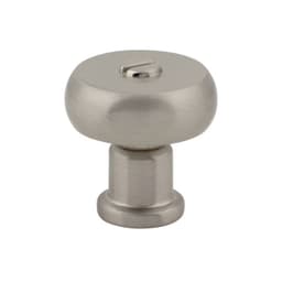 Top Knobs Everitt Series 1-3/16" (30 mm) Diameter Brushed NickelKnob, - A980-BRN