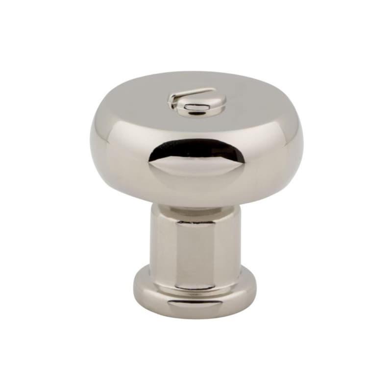 Top Knobs Everitt Series 1-3/16" (30 mm) Diameter Polished NickelKnob, - A980-PN