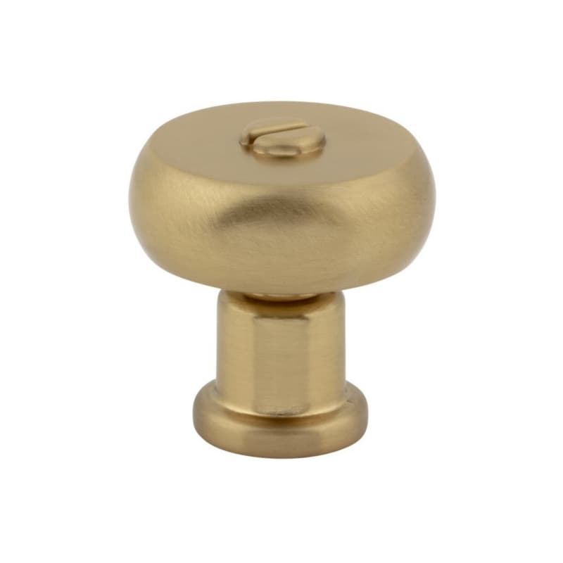 Top Knobs Everitt Series 1-3/16" (30 mm) Diameter Warm BrassKnob, - A980-WB
