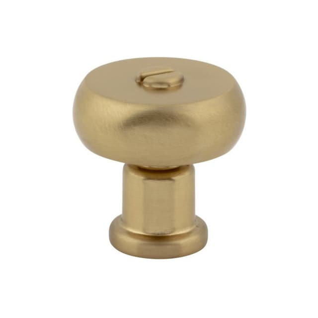 Top Knobs Everitt Series 1-3/16" (30 mm) Diameter Warm BrassKnob, - A980-WB
