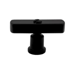 Top Knobs Everitt Series 2 in (51 mm) L x 5/8 in (16 mm) W Matte Black Knob, - A981-BL