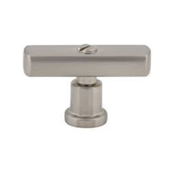 Top Knobs Everitt Series 2 in (51 mm) L x 5/8 in (16 mm) W Brushed Nickel Knob, - A981-BRN