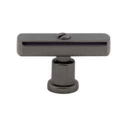 Top Knobs Everitt Series 2 in (51 mm) L x 5/8 in (16 mm) W Slate Knob, - A981-SL