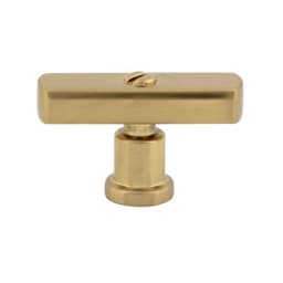 Top Knobs Everitt Series 2 in (51 mm) L x 5/8 in (16 mm) W Warm Brass Knob, - A981-WB