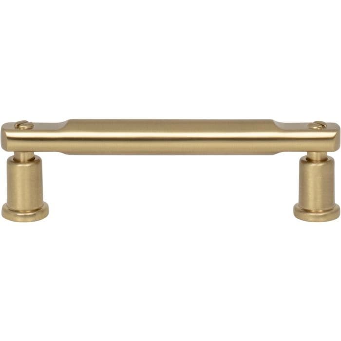 Top Knobs Everitt Series 3-3/4" (96 mm) Center to Center Warm Brass Pull, - A982-WB
