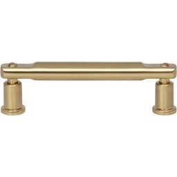 Top Knobs Everitt Series 3-3/4" (96 mm) Center to Center Warm Brass Pull, - A982-WB