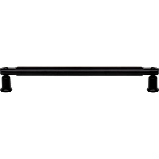 Top Knobs Everitt Series 7-9/16" (192 mm) Center to Center Matte Black Pull, - A985-BL
